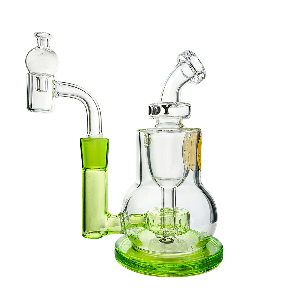 Goody Glass Chief Mini Rig Kit - 5.5" Showerhead Percolator Dab Rig w/ Accessories