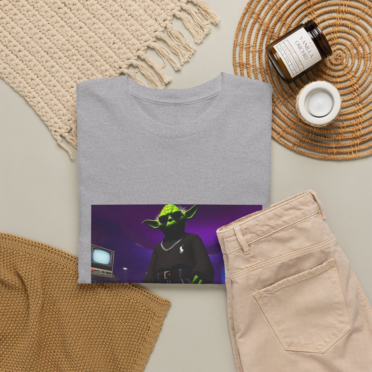 Yoda Drip Master In The Purple Room Tee