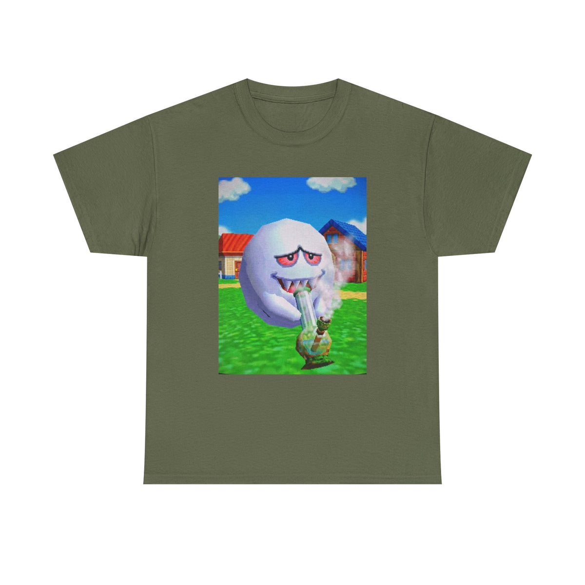 Boo Ghost Taking A Bong Rip Tee