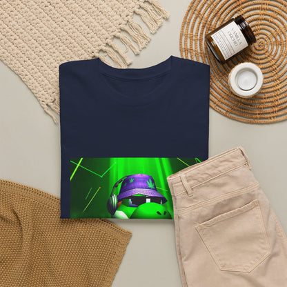 Yoshi DJing With Cannabis Bucket Hat Tee