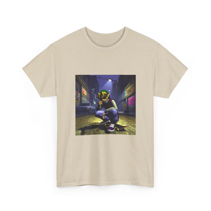 Streetwise Elf Smoking In Alley Tee