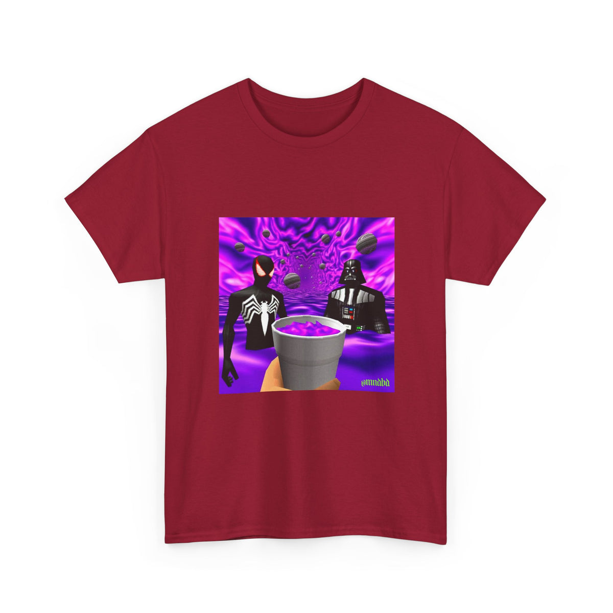 Spider-Man, Darth Vader, And Purple Drank Tee