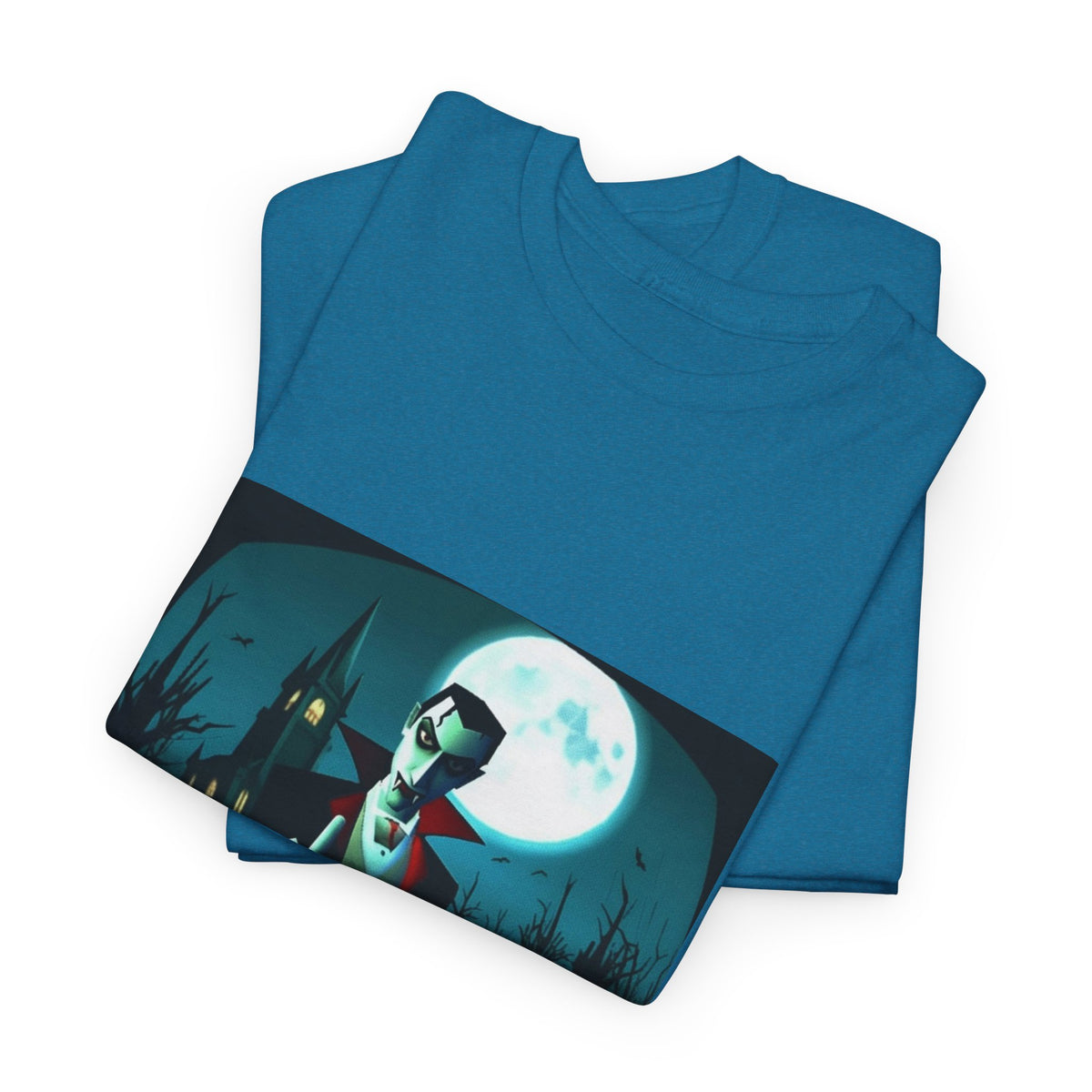 Vampire Giving The Finger In Cemetery Tee