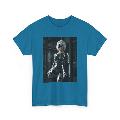 Chrome 2B Leaning In Industrial Scene