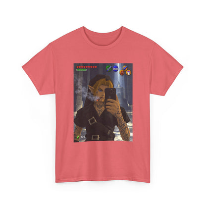 Edgy Link Smoking Selfie Tee