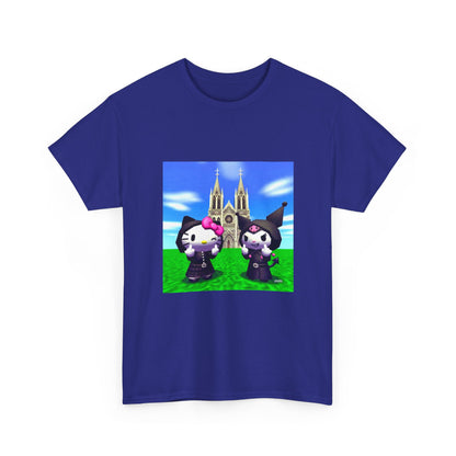 Goth Hello Kitty Kuromi Flipping Off Church
