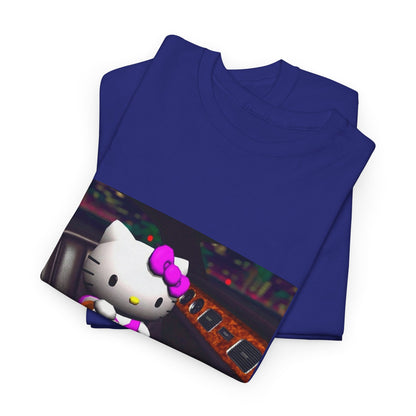 Hello Kitty Pouring Lean In Car Tee