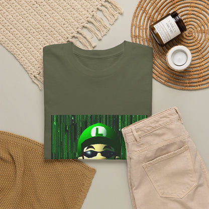 Matrix Luigi Smoking In The Glitch