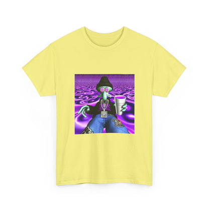 Squidward Sipping Lean In A Purple Haze