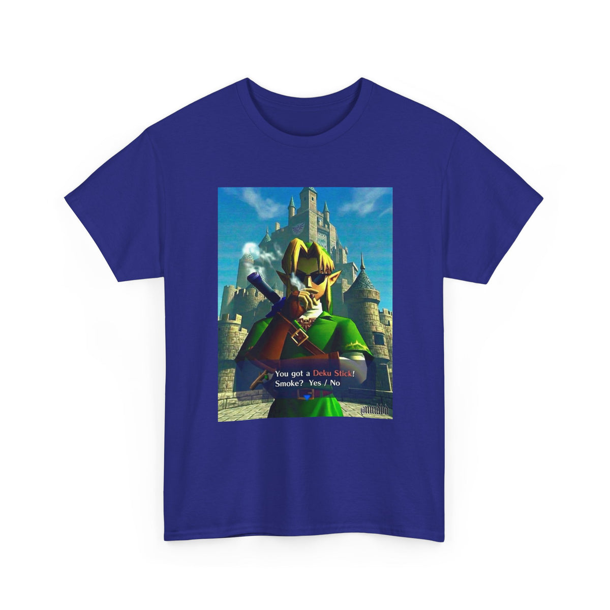 Link Smoking Deku Stick In Hyrule