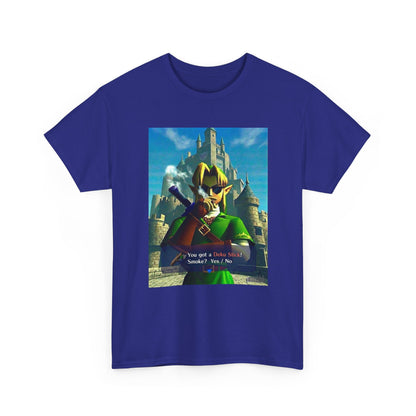 Link Smoking Deku Stick In Hyrule