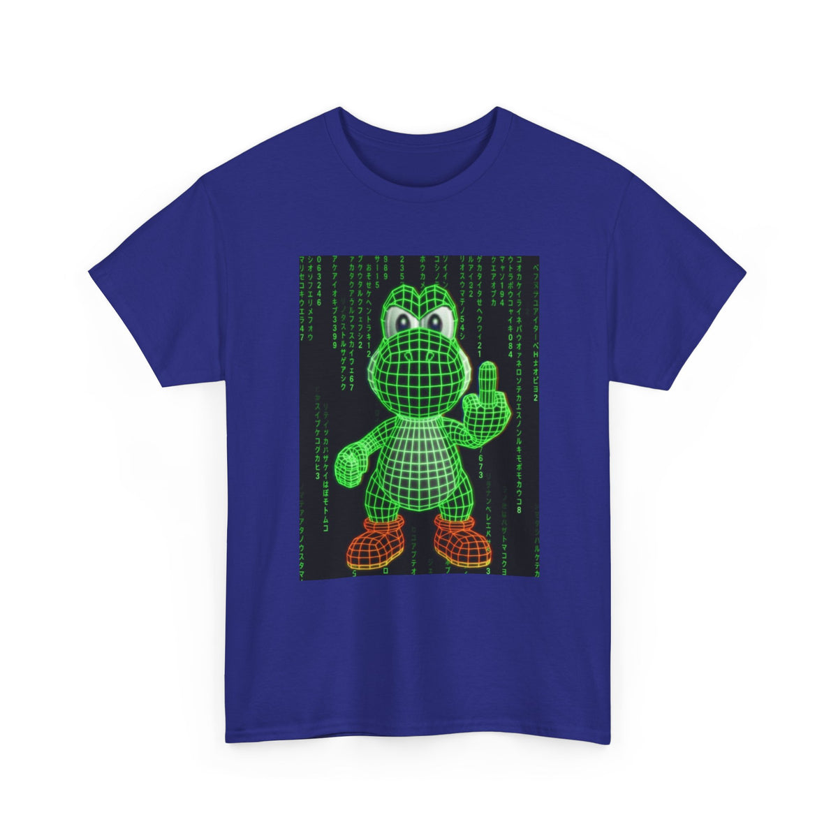 Matrix Yoshi Flipping The Bird Tee