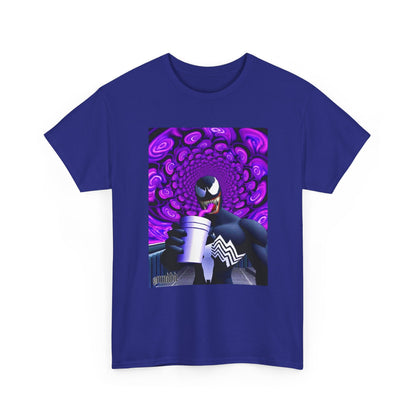 Venom Sipping Lean in Hypnotic Haze Tee