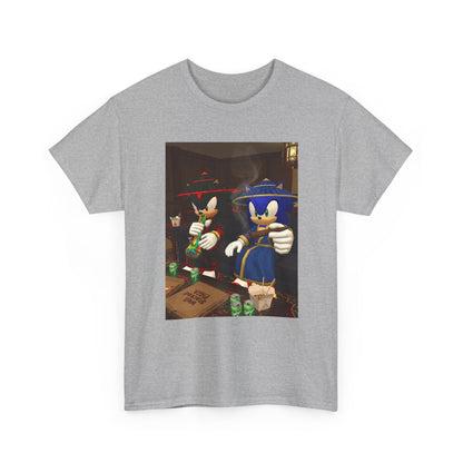 Shadow and Sonic Smoking Chill Tee