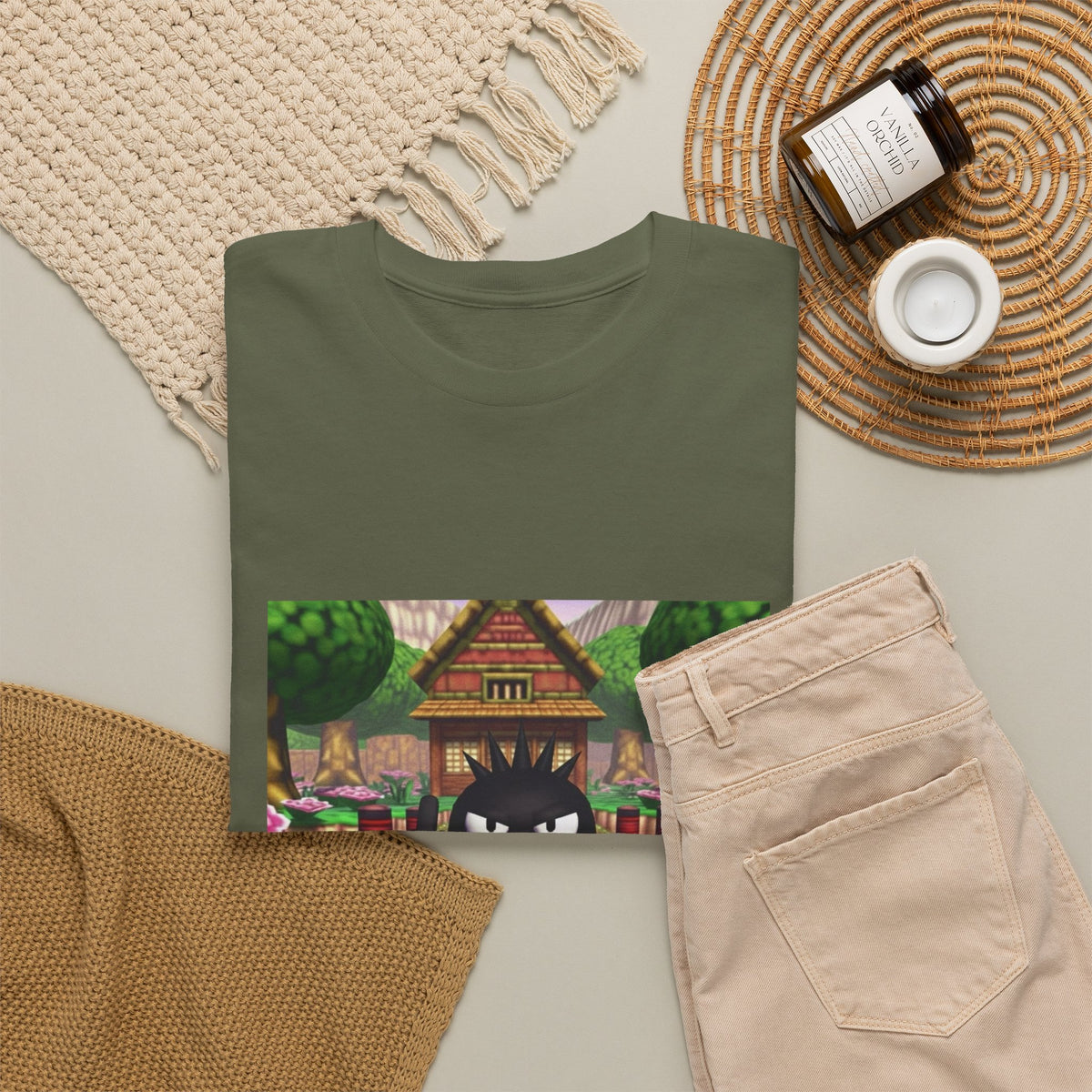 Grumpy Black Bird Flipping Off Tee