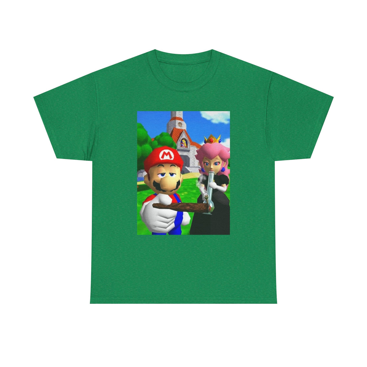 Mario & Peach Getting High At The Castle