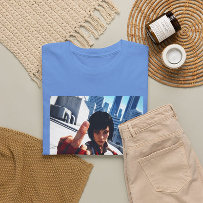Faith Connors Flipping The Bird Rooftop Tee