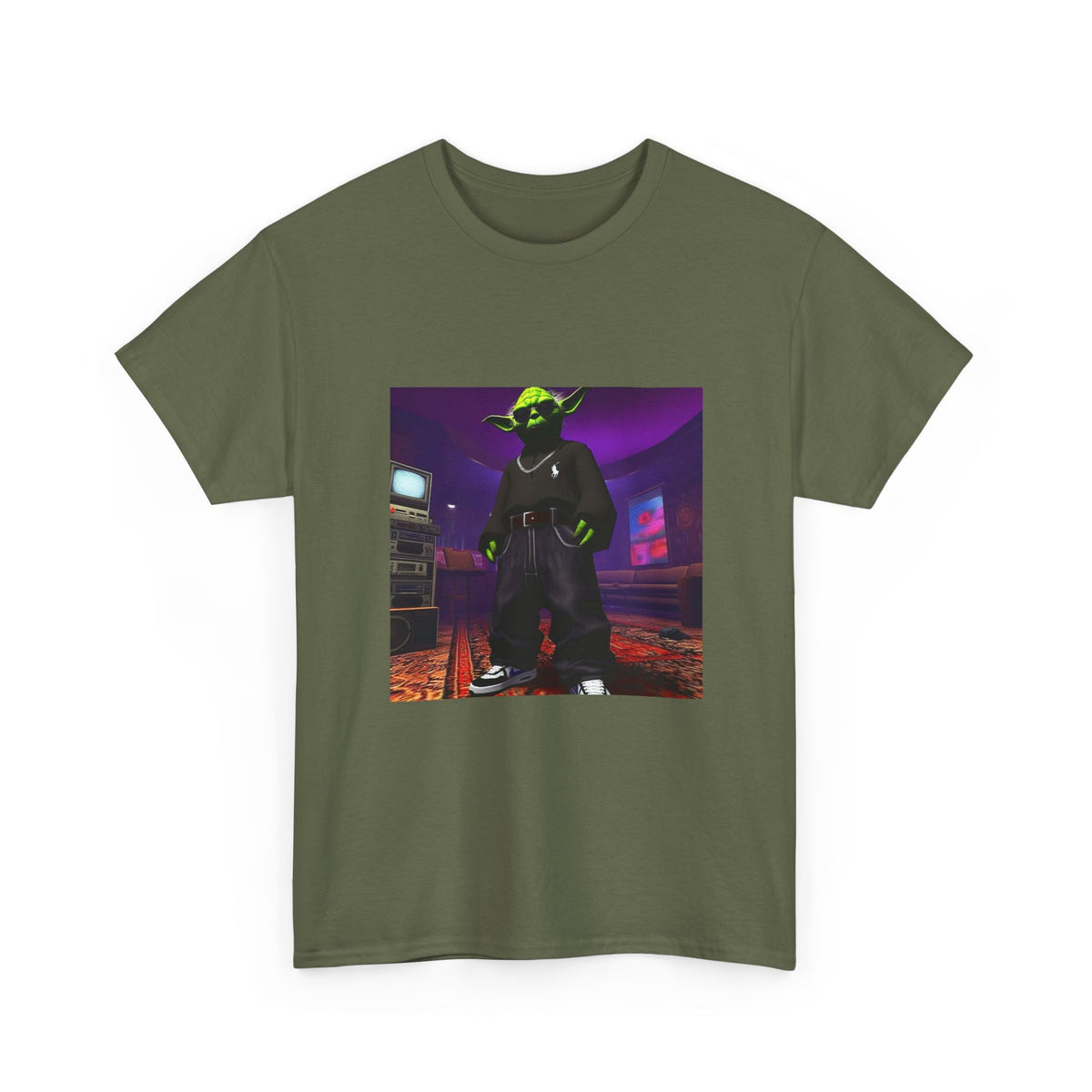 Yoda Drip Master In The Purple Room Tee