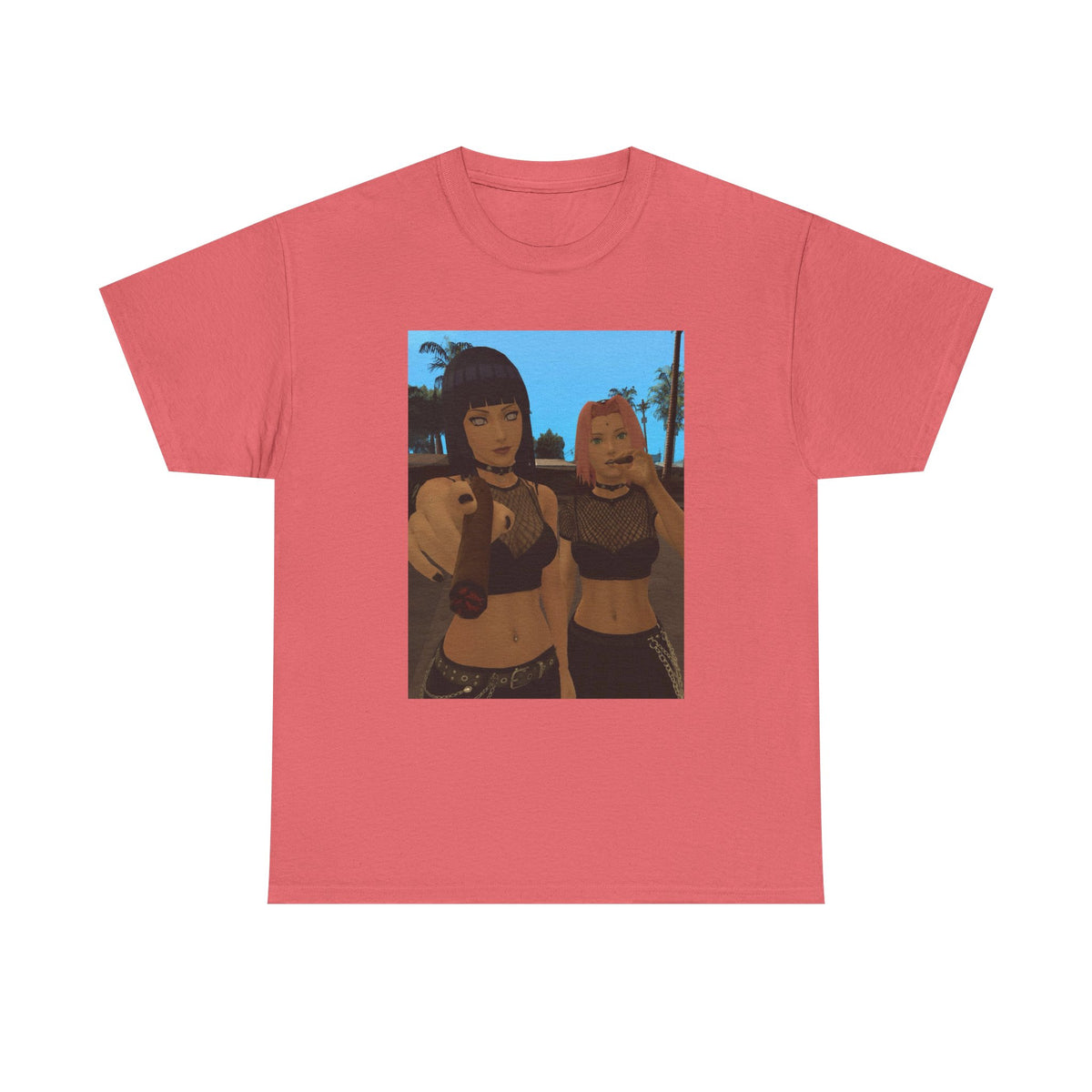 Anime Girls Sharing A Smoke Tee