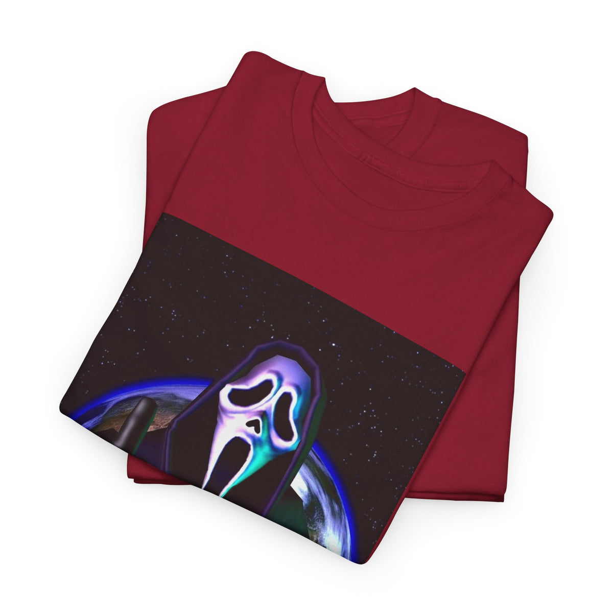 Ghostface Flipping Off The Earth Tee