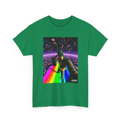 Batman Flips Off Reality On Psychedelic Tee