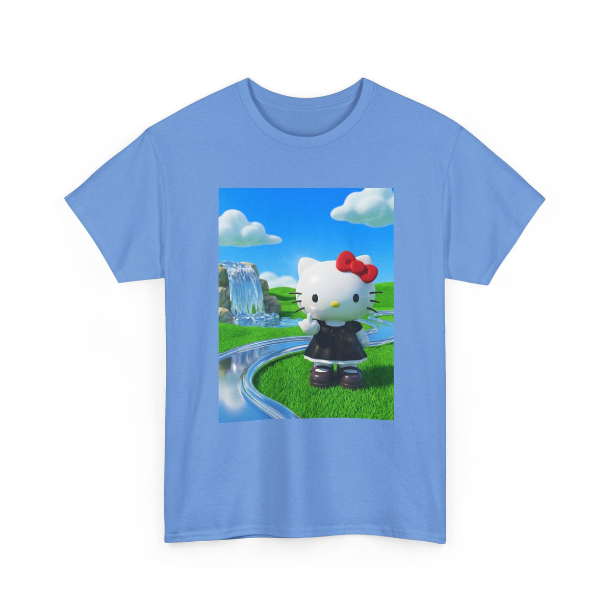 Hello Kitty Flipping Off In Wonderland
