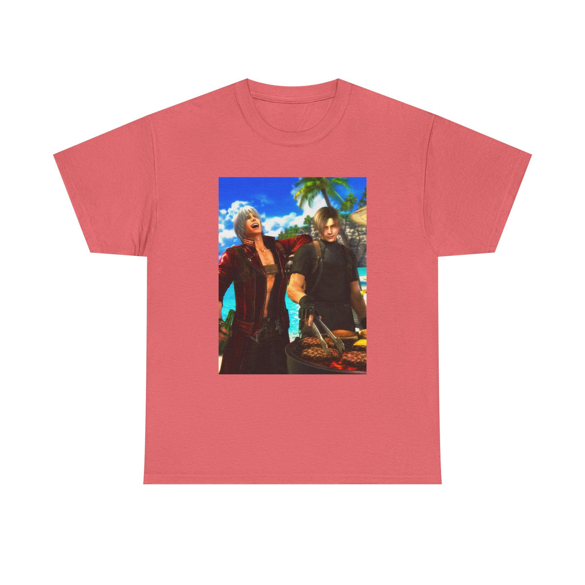 Dante and Leon Grilling on the Beach Tee