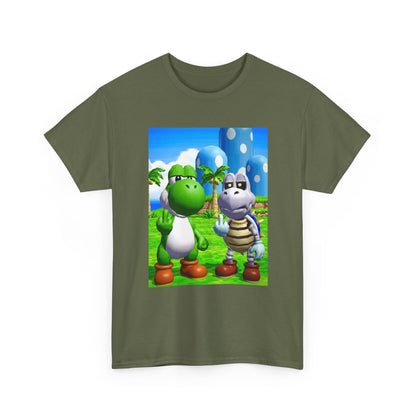 Yoshi And Dry Bones Flipping The Bird