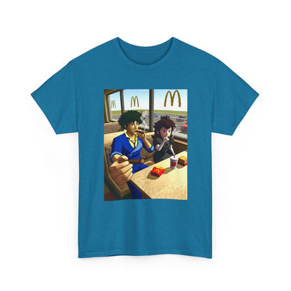 Spike Spiegel And Bowser Jr. Smoking Tee