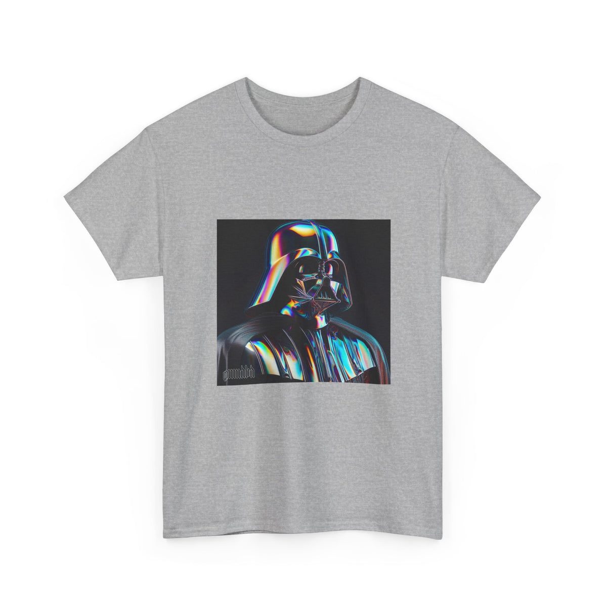 Holographic Dark Lord Vaporwave Icon Tee