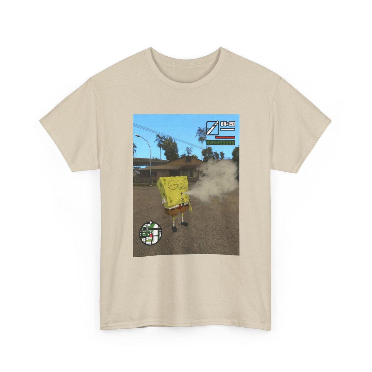 Spongebob 4:20 Grand Theft Auto Street Scene