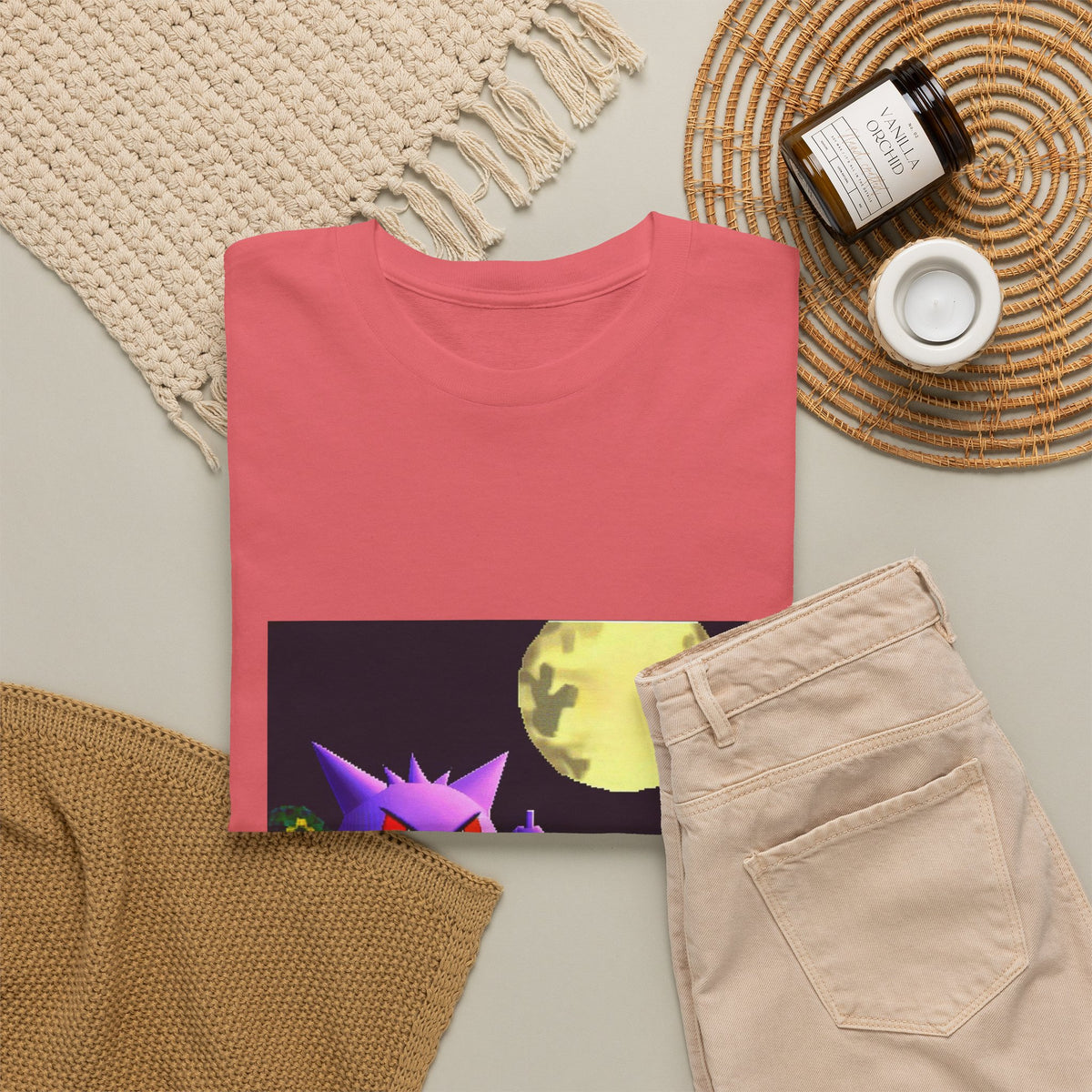 Gengar Flipping Off Villager At Night