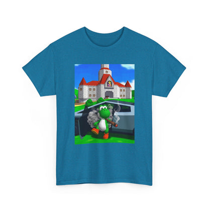 Yoshi Hotboxing Outside Princess Peach's Castle