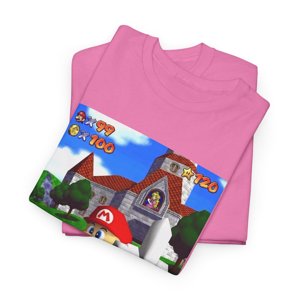 Mario Giving The Finger At Peach's Castle