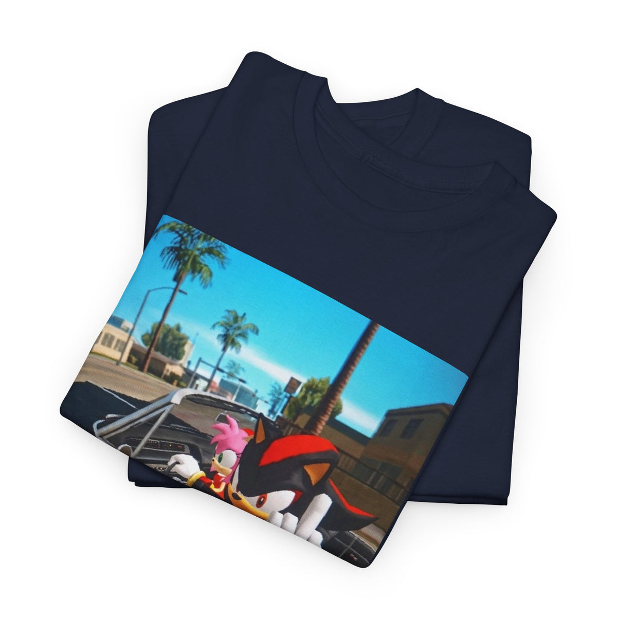 Shadow The Hedgehog Driving With Attitude Tee