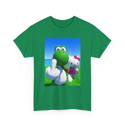 Yoshi Giving Finger And Hello Kitty Bong Rip