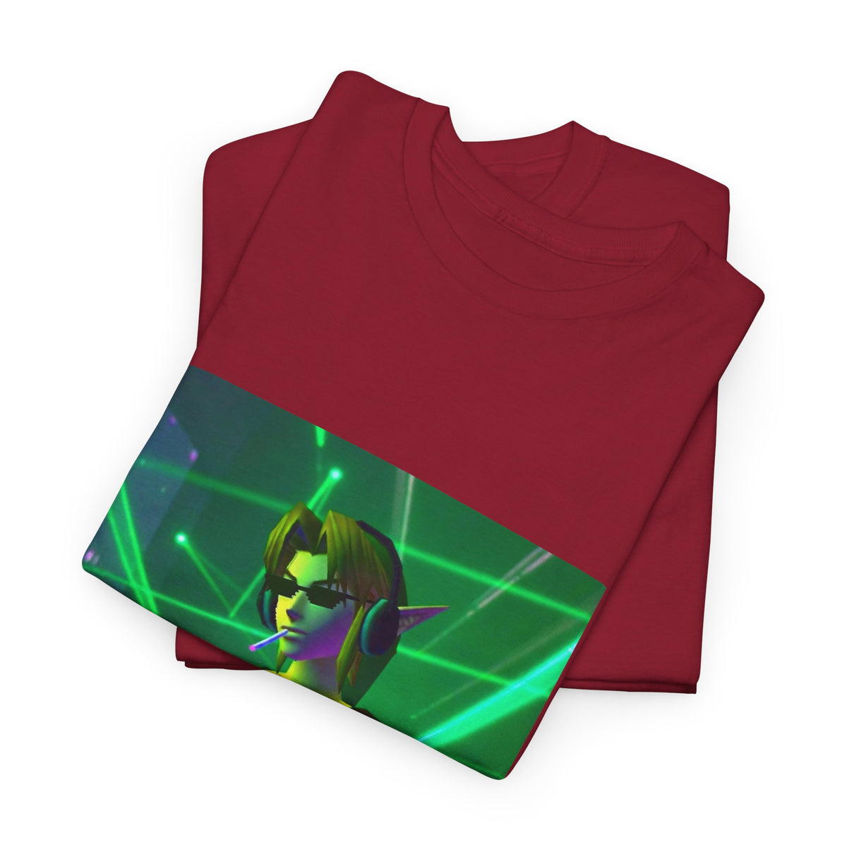 DJ Link Smoking A Blunt At The Club Tee