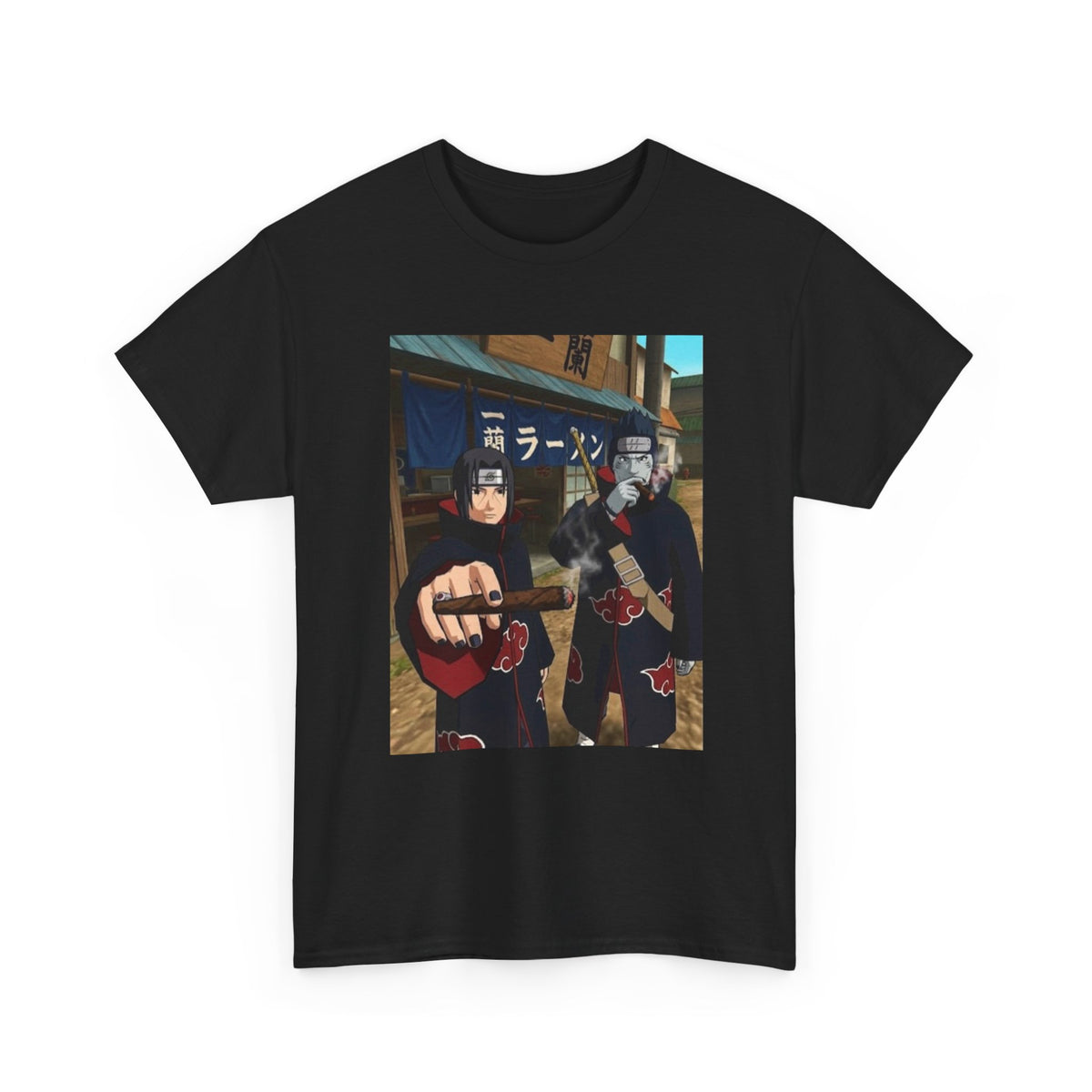 Itachi And Kisame Smoking Akatsuki Tee