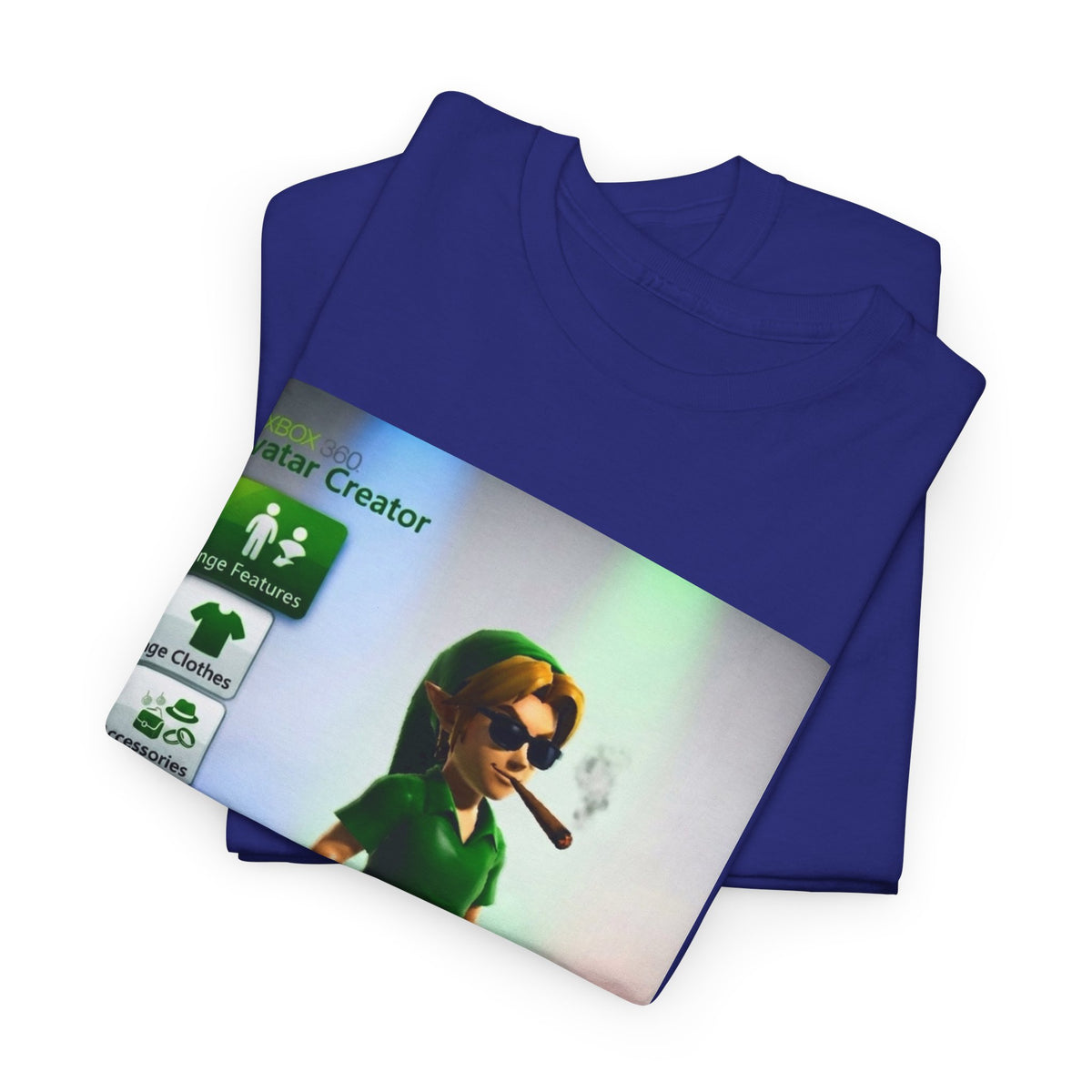 Xbox Avatar Link Smoking Blunt Tee