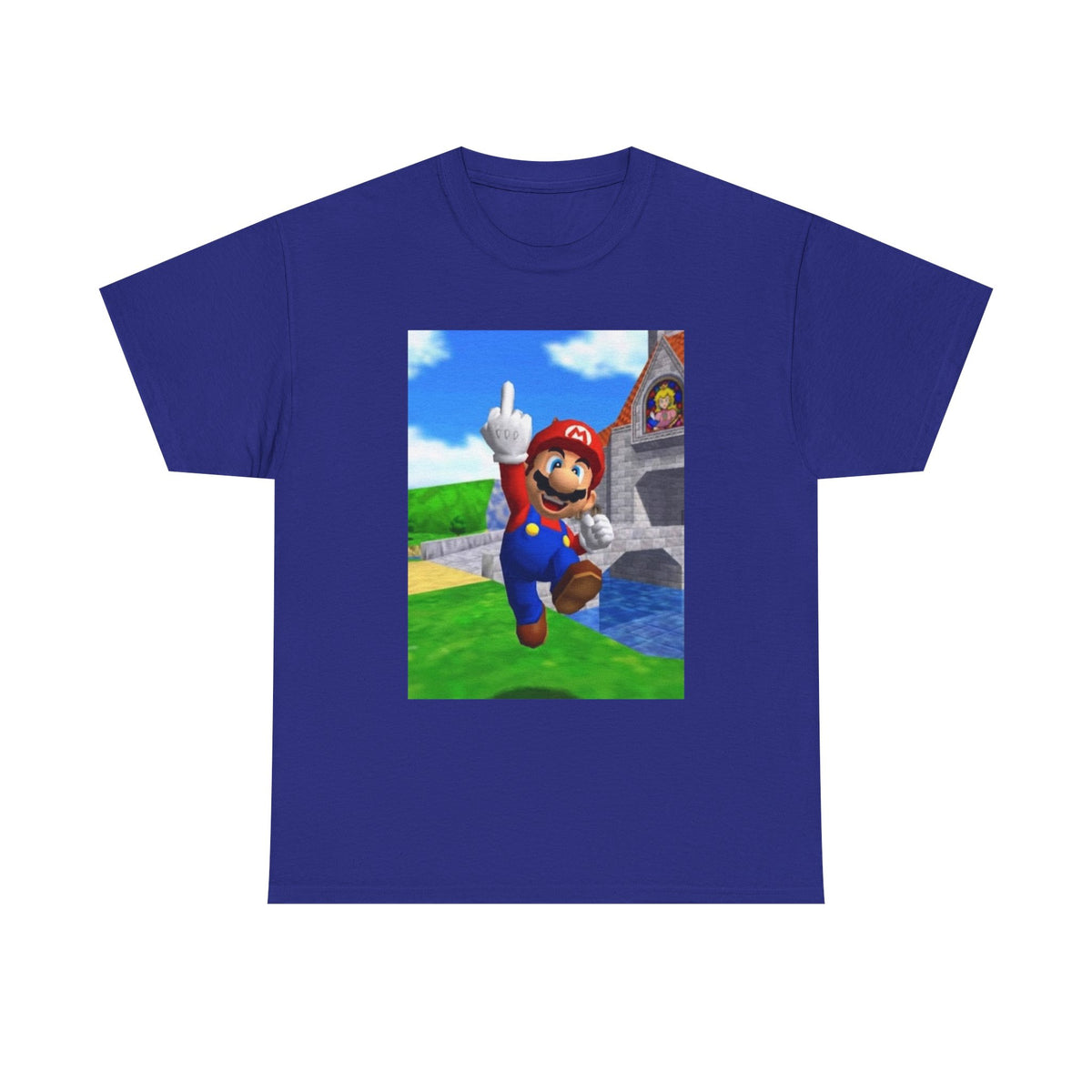 Mario Giving The Middle Finger Tee