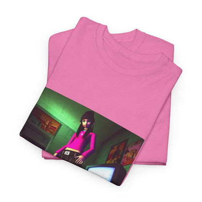 Y2K Vibe Girl In Her Room Tee