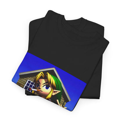 Edgy Hero Smoking And Flipping The Bird Tee