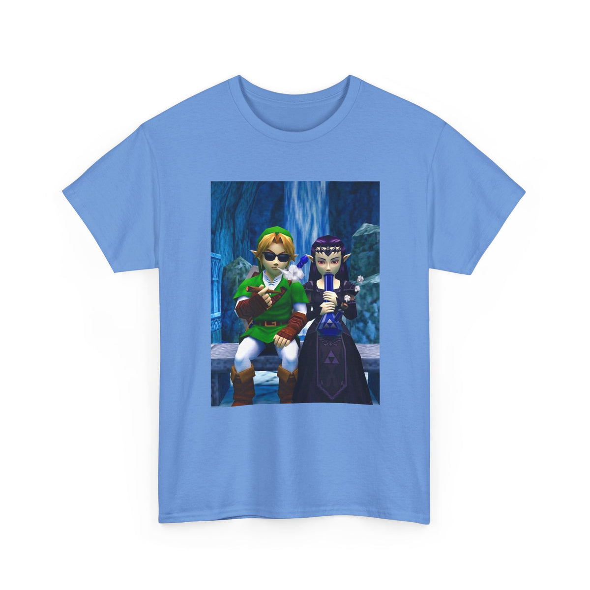 Hero and Princess Taking A Hit Tee