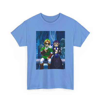Hero and Princess Taking A Hit Tee