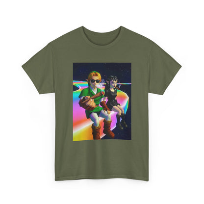 Link And Dark Link Smoking In Space