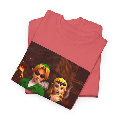 Link and Zelda Smoking Blunts In Hyrule