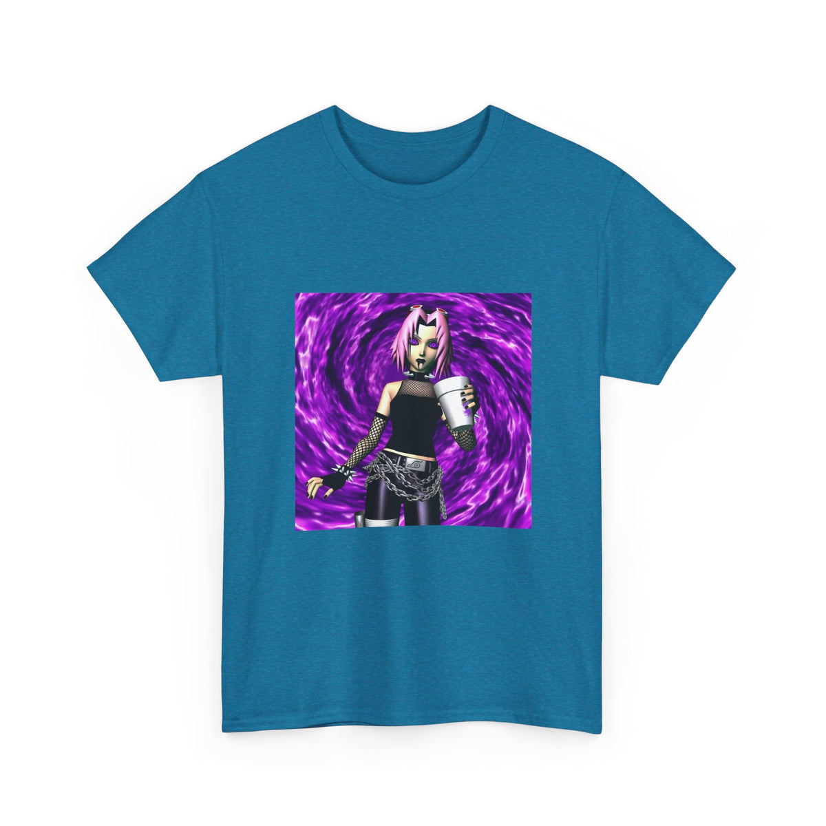 Goth Sakura With Purple Drank Tee