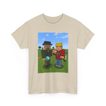 Pixelated Duo In The Green Field Tee