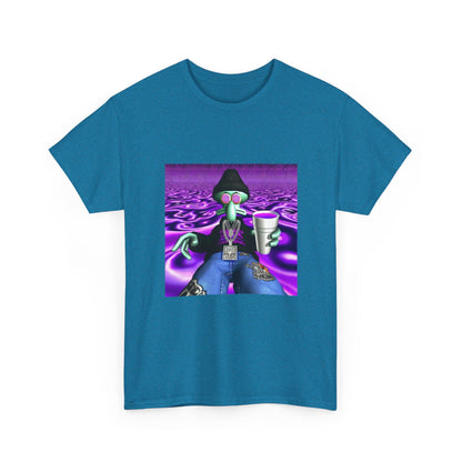 Squidward Sipping Lean In A Purple Haze