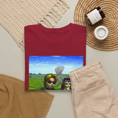 Link and Dark Zelda Blazing Hyrule Field